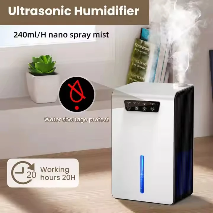 Small Mute Mini Dehumidifier LED Display for Home Office RV Moisture Control New Technology for Bedroom Dehumidification