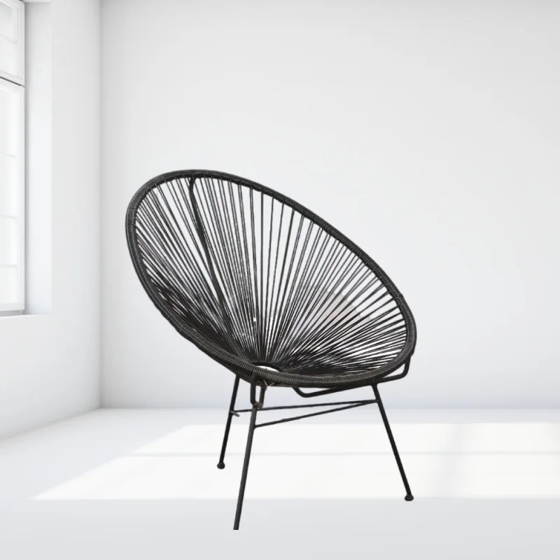 

Outdoor villa terrace balcony lounge chair, rattan chair, back chair