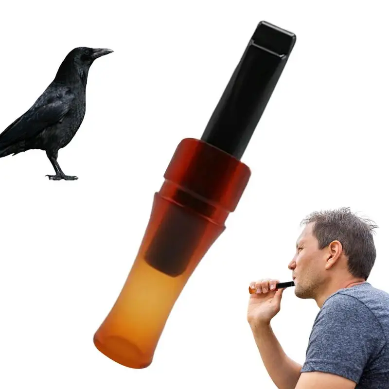 Crow Call Whistle صوت واقعي يجذب المفترس السحر في الهواء الطلق التخييم الصيد الطعم صفارات لوازم الرماية