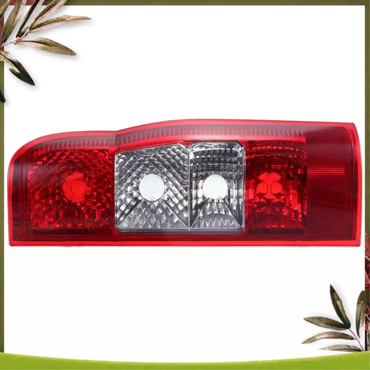 

AB98-2Pcs Car Rear Bumper Reflector Rear Tail Lamp Brake Light For Ford Transit MK7 2006 - 2014 Panel Van