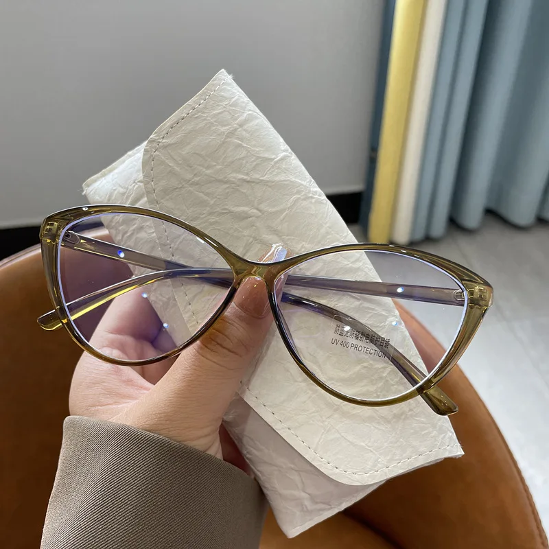 Modetrend Minus Dioptrien Myopie Brille für Frauen Männer Retro Cat Eye Rahmen Kurzsichtige verschreibungspflichtige Brillen Dioptrien 0 BIS -4,0 – Detail 18