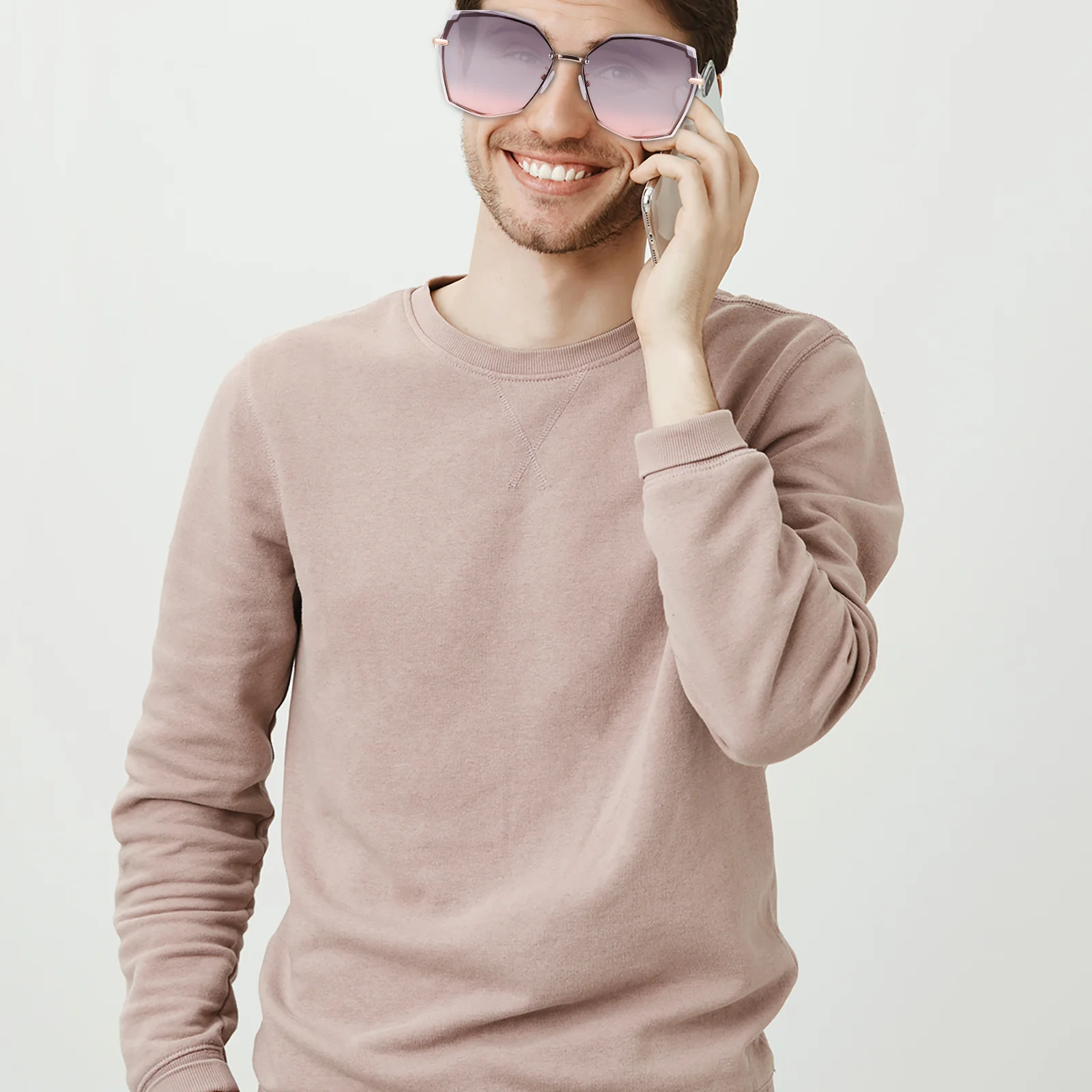 

1Pair Sunglasses Stylish All-Match Fashion Glasses with Uv Protection for Outdoor Sports Party Unisex Sun Protection