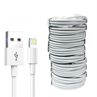 10PCS 1m 2m 3m USB Charging Data Sync Cable For Apple iPhone 12 11 PRO XS MAX XR 5S SE 6S 7 8 Plus iPad Mini Air2 Charger Line