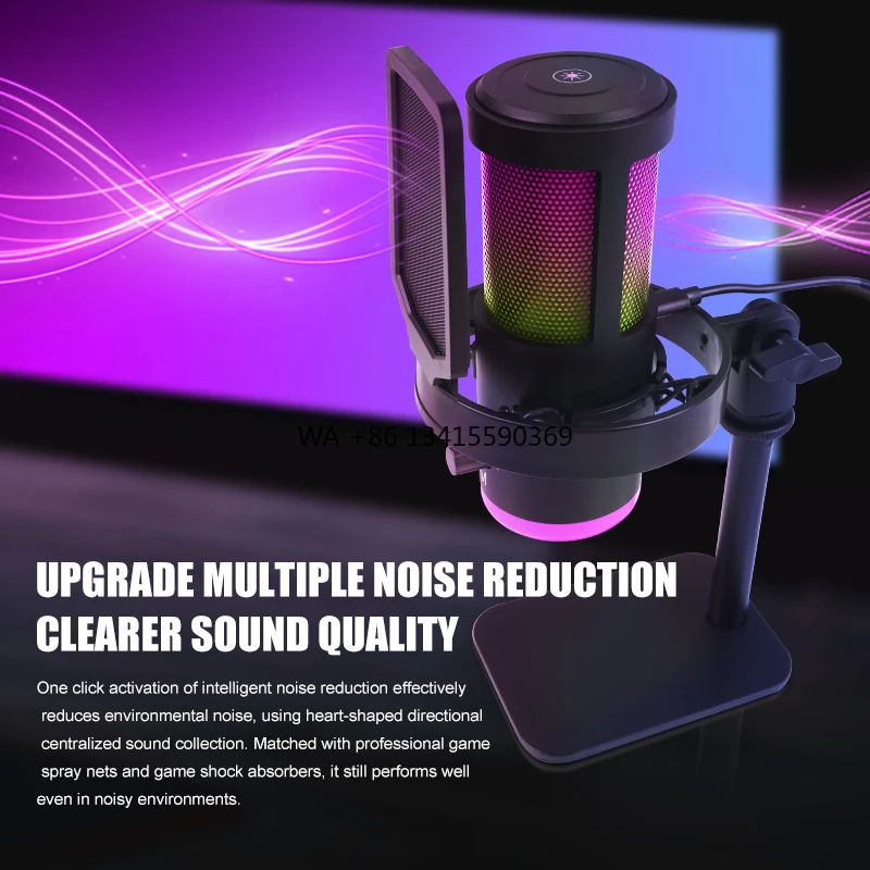 

OEM Factory Usb Plug and Play Audio System Omnidirectional Conference Microphone for Zoom