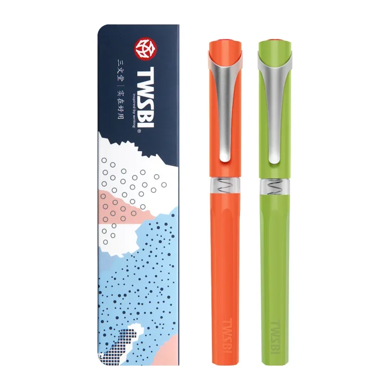 TWSBI SWIPE  Pen Colorful Resin Fountain Pen Holder Large Capacity Ink Storage Student Writing Business Supplies Gift