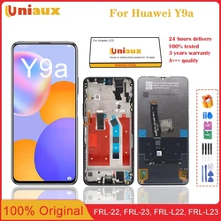 6.63'' Original For Huawei Y9a LCD Display with Frame Touch Screen Digitizer Assembly Replacement For Honor X10 5G LCD Display