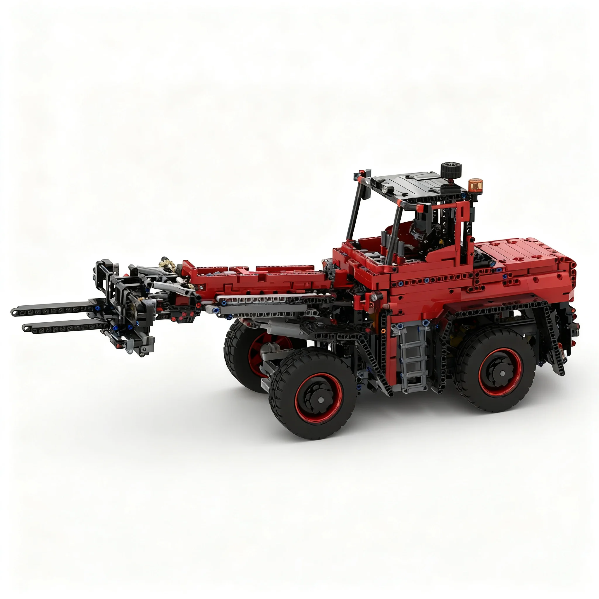 2116pcs MOC Technical Telescopic Wheel Loader Alternate Model Building Blocks Architecture Christmas Gift Toy Education Assemble