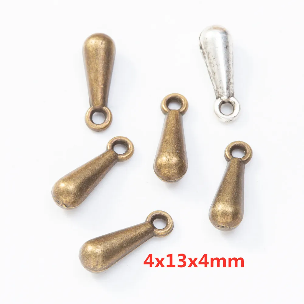 

200pcs water drop Craft Supplies Charms Pendants for DIY Crafting Jewelry Findings Making Accessory 3564