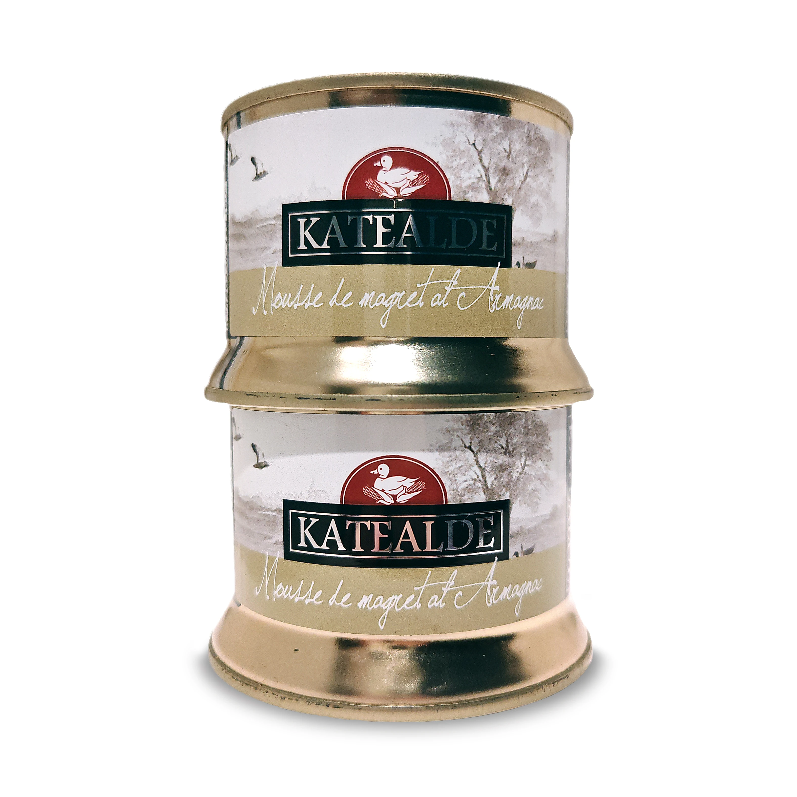 Mousse de magret de pato al armagnac de Katealde (Pack de 2 unidades de 130g)