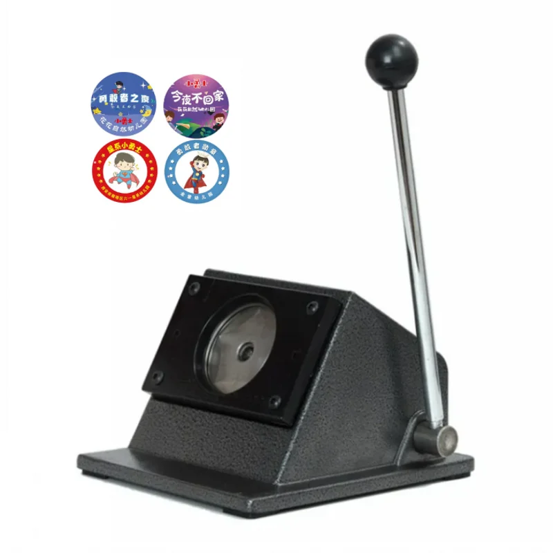 Badge Cutting Machine Round Shape Paper Cutter Various Sizes