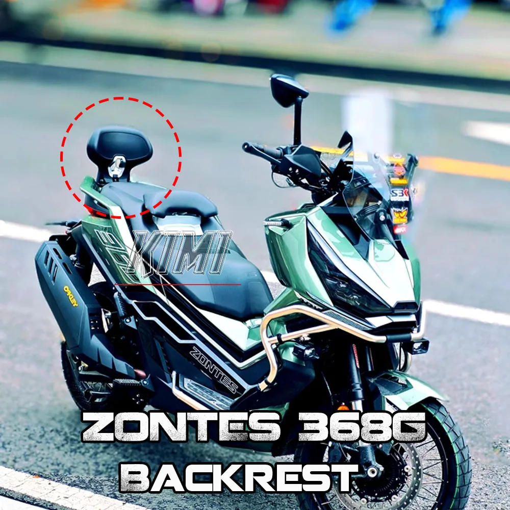 For ZONTES 368G 368 G 368-G Motorcycle Modification Rear Passenger Backrest Waist Support Cushion Non Destructive Installation