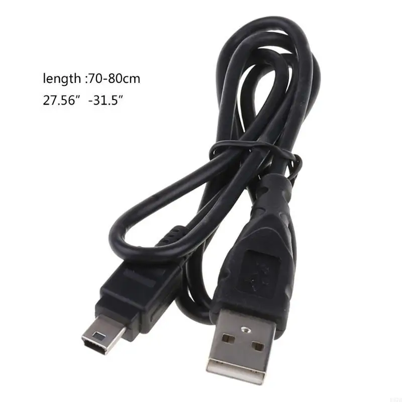 0,8 m mini kabel USB mini USB do USB szybki kabel ładowarki 5