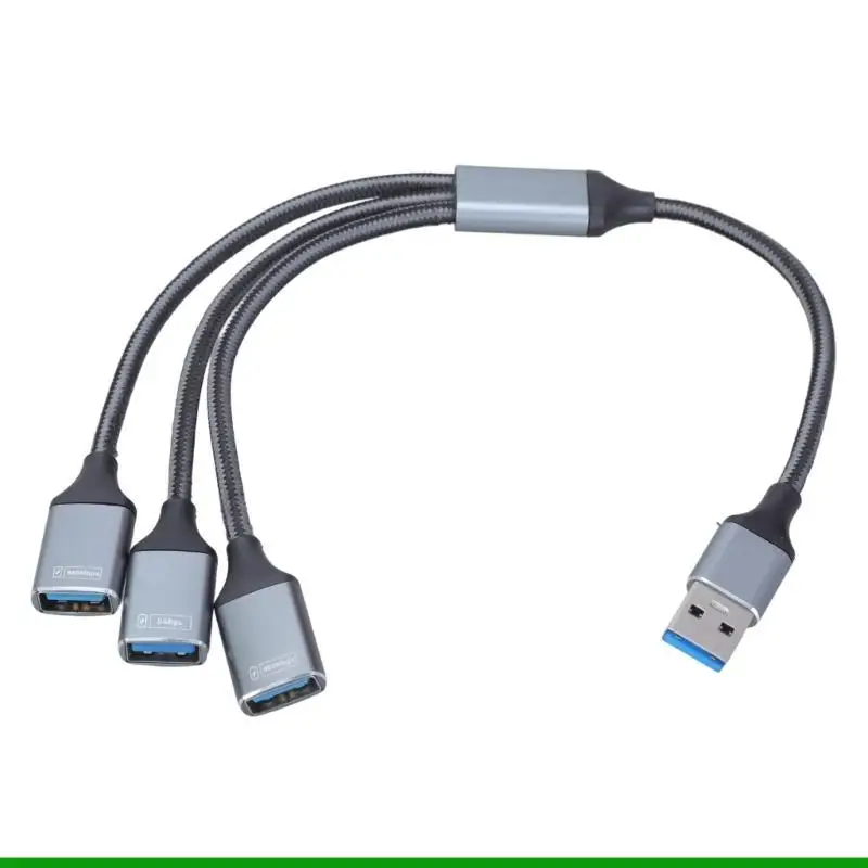 

U55C USB Male to 1xUSB3.0 Female and 2xUSB2.0 Female Hubs Adapter for PC Mouse Keyboards