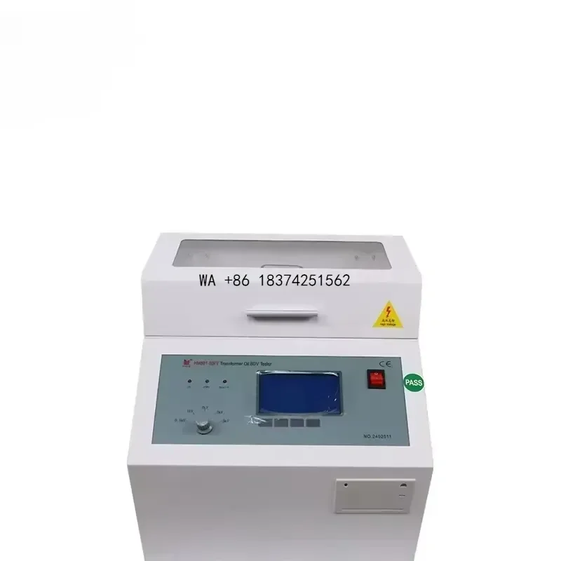 Wmwmnu for HMDQ Transformer Oil Dielectric Strength Tester ASTM Oil Breakdown Voltage Testing Tool 80kv Oil BDV Analyzer