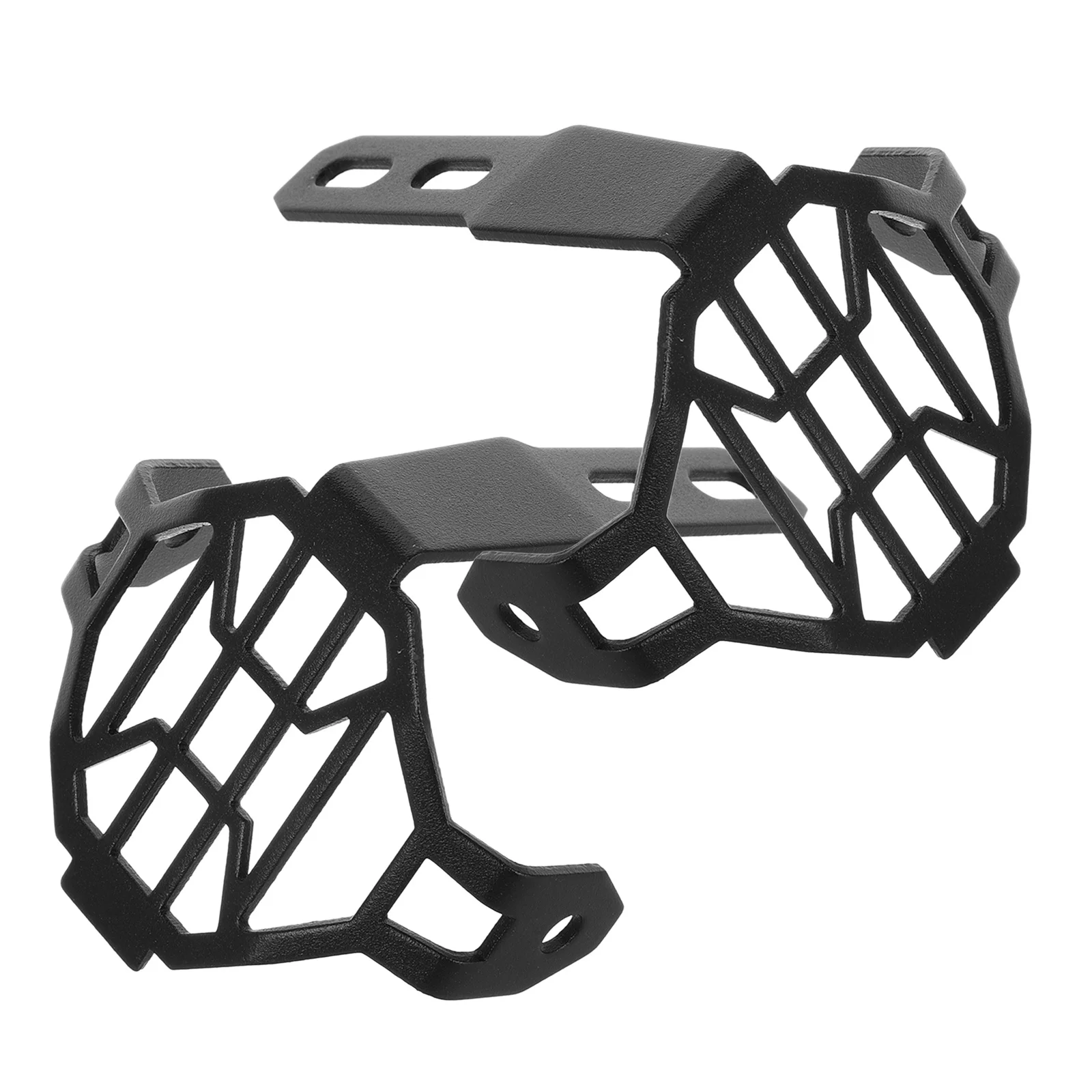 

2 Pcs Fog Lamp Cover Grill Front Light Guard Motorcycle Bracket Protector Frame Grille