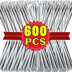 Metal Cable Ties Stainless Steel Self Locking Fastening Rings Heavy Duty Cables Tie Strap Exhaust Wrap Organizer For Home Office