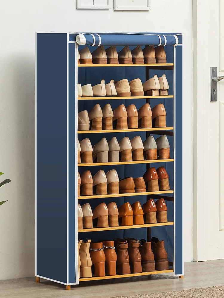 Simple shoe rack multi-layered doorway home interior good-looking, economical shoe cabinet storage, dormitory dustproof