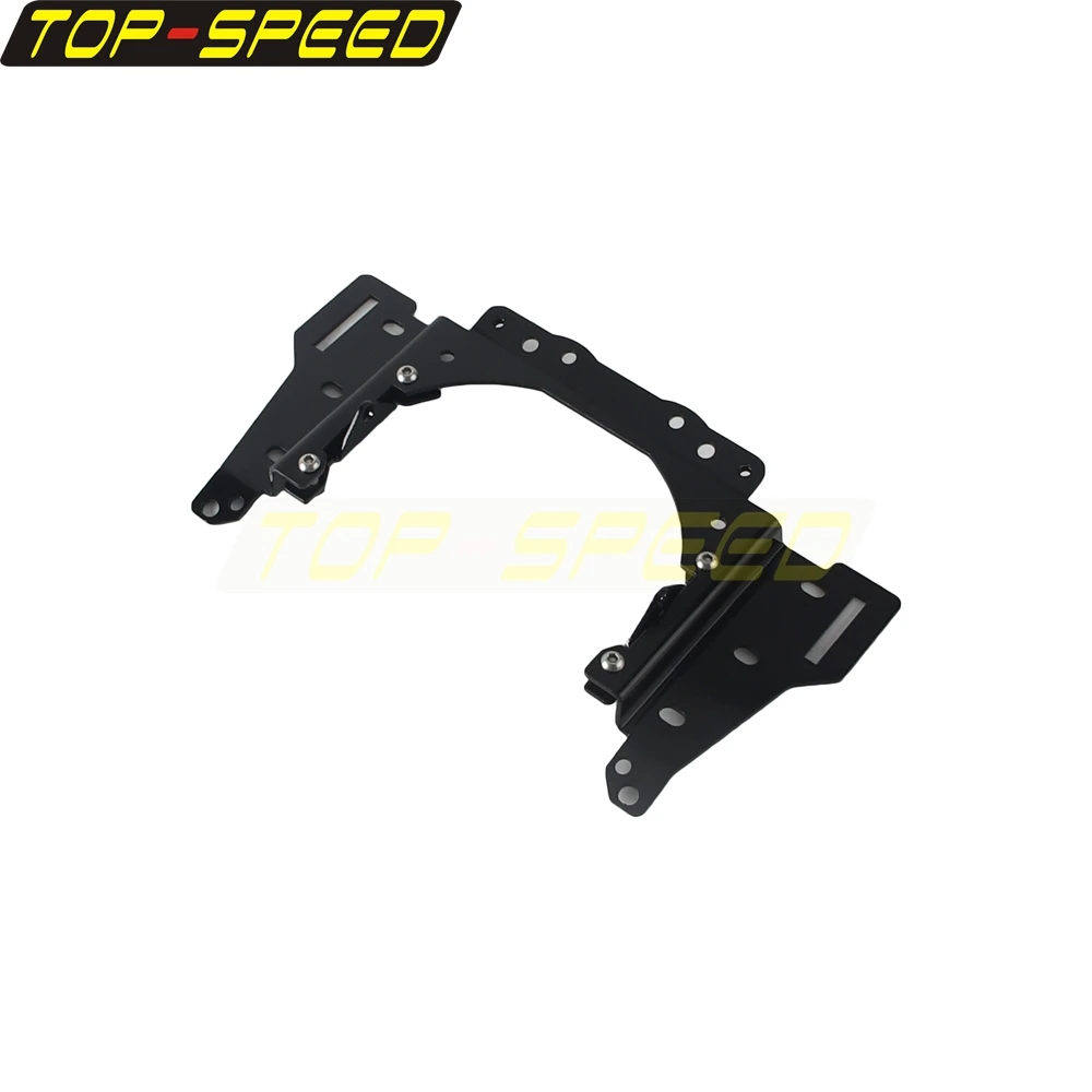 For Baja Design LP6 Headlight Motorcycle LED Headlight Mounting Bracket For Harley Softail Low Rider ST 117 FXLRST FXRST 2022-25 view 4