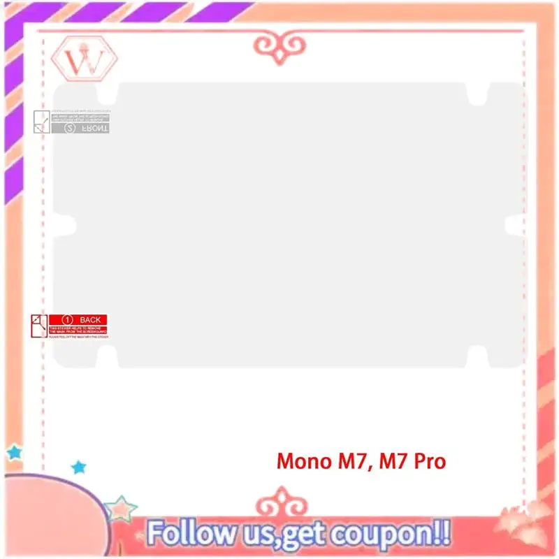 

Upgraded For Anycubic Photon Mono M7 Pro/M7 LCD 3D Printer Screen Protector Film,5Pcs 10.1Inch 3D Printer Accessory