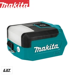 Makita DML817 18V LED LXT luz de trabajo compacta para acampar, linterna interior, piel con carga USB