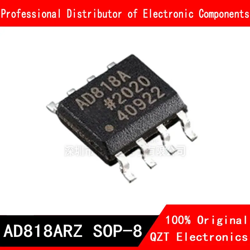 10pcs/lot AD818ARZ SOP AD818 AD818A AD818AR SOP-8 new original In Stock