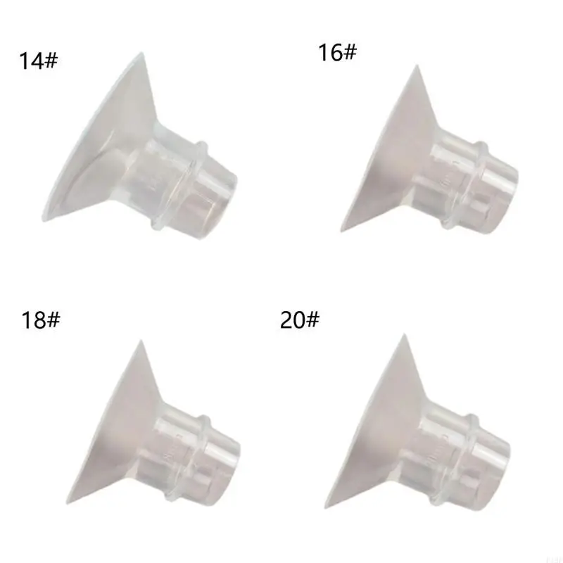 F19F محول قرن مضخة الثدي F19F من السهل استخدام موصل شفة شفة متعددة الاستخدامات لجمع الحليب السلس #3