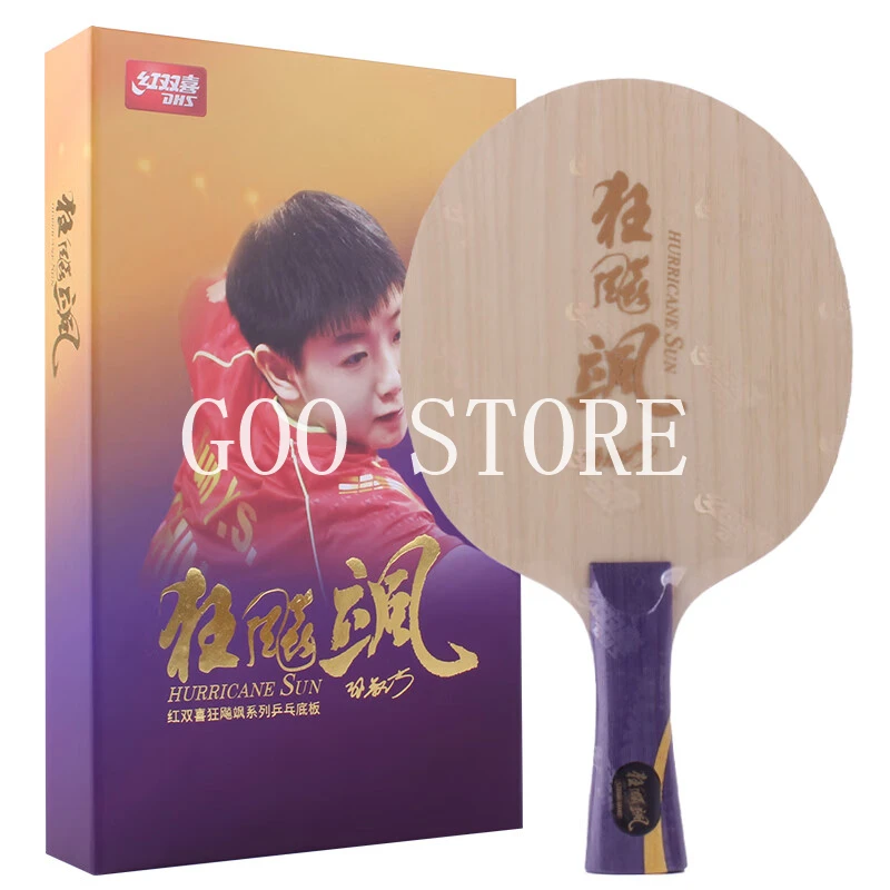 Original DHS hurricane sha Sun Yingsha with W968-18 structure table tennis bottom racket