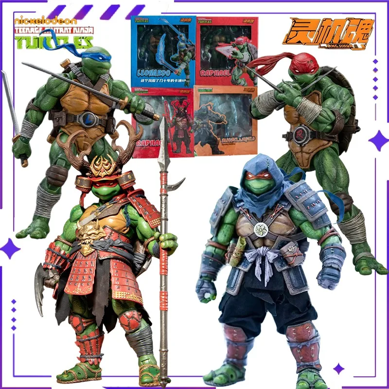 Oryginalny, dostępny od ręki model figurki z anime Wojowników Mamy Węgorza Raphael Leonardo, zabawka, prezent, kolekcja.