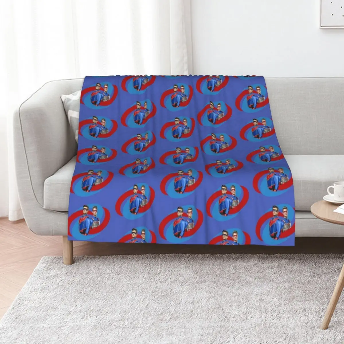 Captain Man and Kid Danger - Logo Throw Blanket for sofa Moving Shaggy Decorative Sofa sofa bed Decoratives Blankets