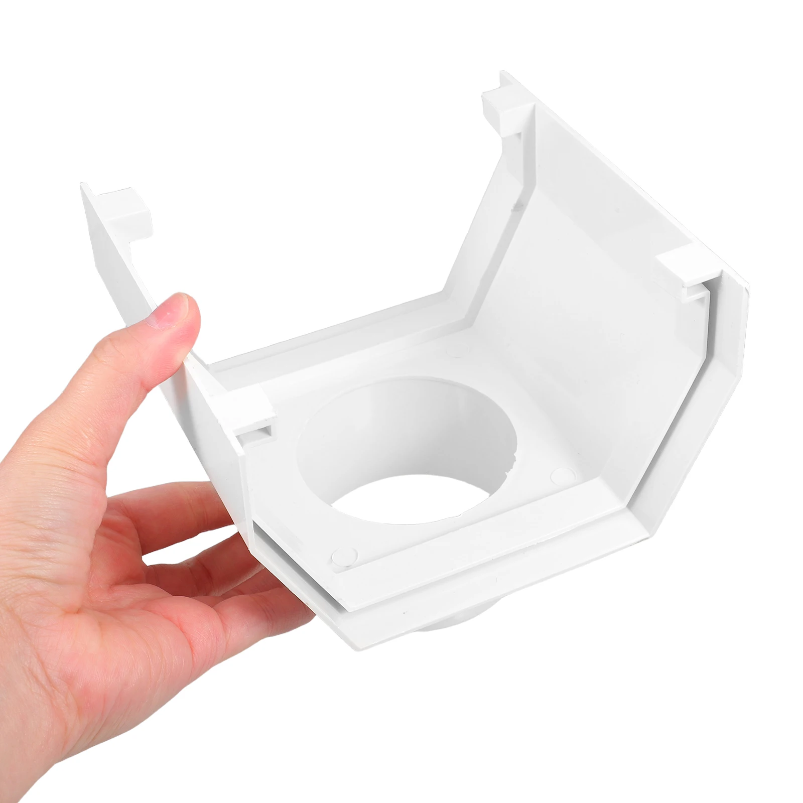

2 Pcs Gutter Rain Sink Drainage Connector Accessory Downspout Adapter Fitting