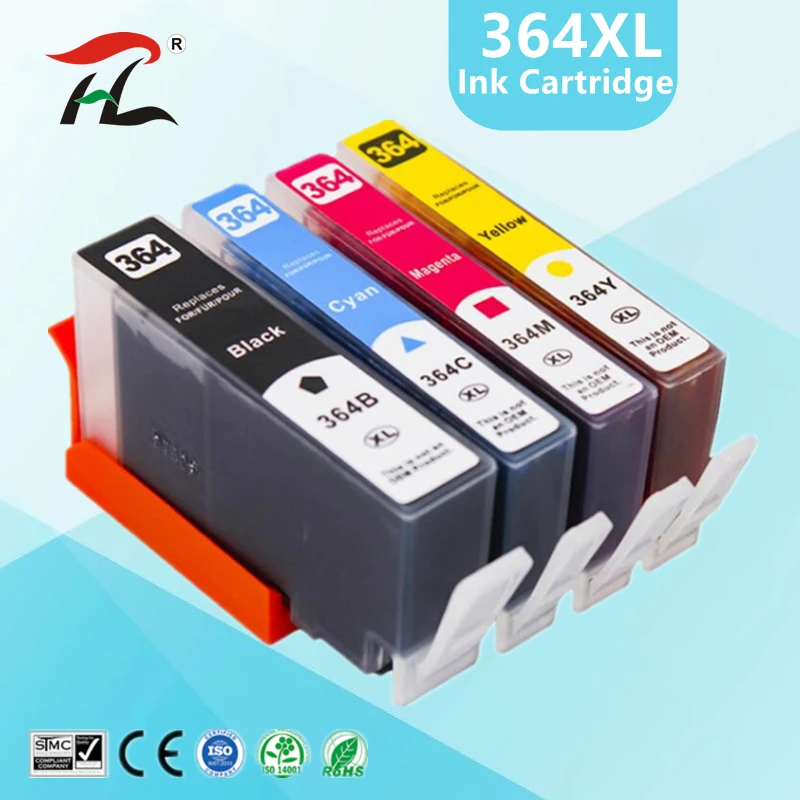 Compatible ink cartridge for HP364 364 XL 364XL for hp 3070A 3520 3522 4620 4622 5511 5512 5514 5515 5520 5522 5524 6515 Printer