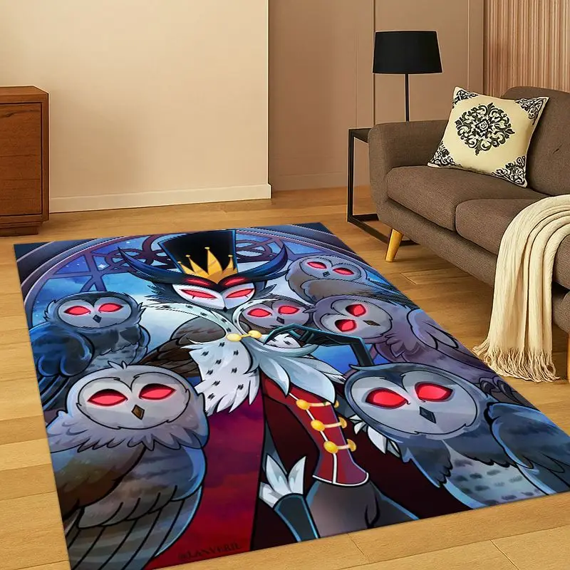 Cute H-Hazbin Hotel Charlie Cartoon Living Room Non-Slip Area Rug Soft Carpet for Bedroom  Playroom Sofa,Home Decor Doormat