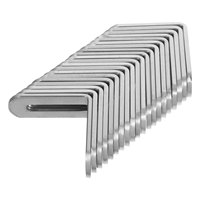 20pcs Furniture Corner Brackets Adjustable Stainless Steel L-Shaped Connectors Slotted Angle Brackets For Cabinet Shelving