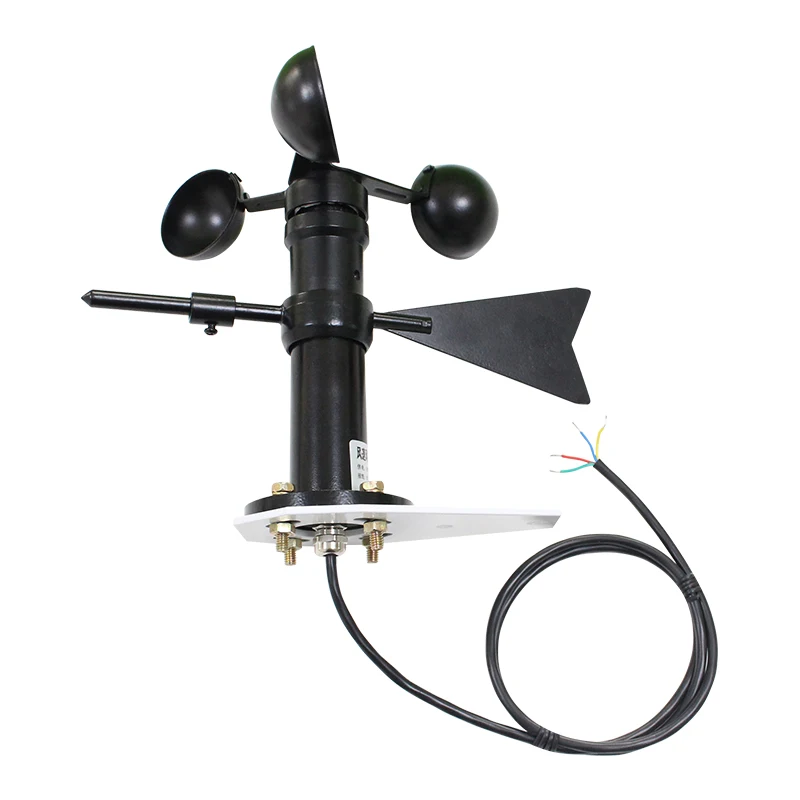 Wind Vane เครื่องส่งสัญญาณลมความเร็วทิศทาง Integrated Sensor ขนาดเล็กสถานีสภาพอากาศอุตสาหกรรม RS485เครื่องตรวจจับ