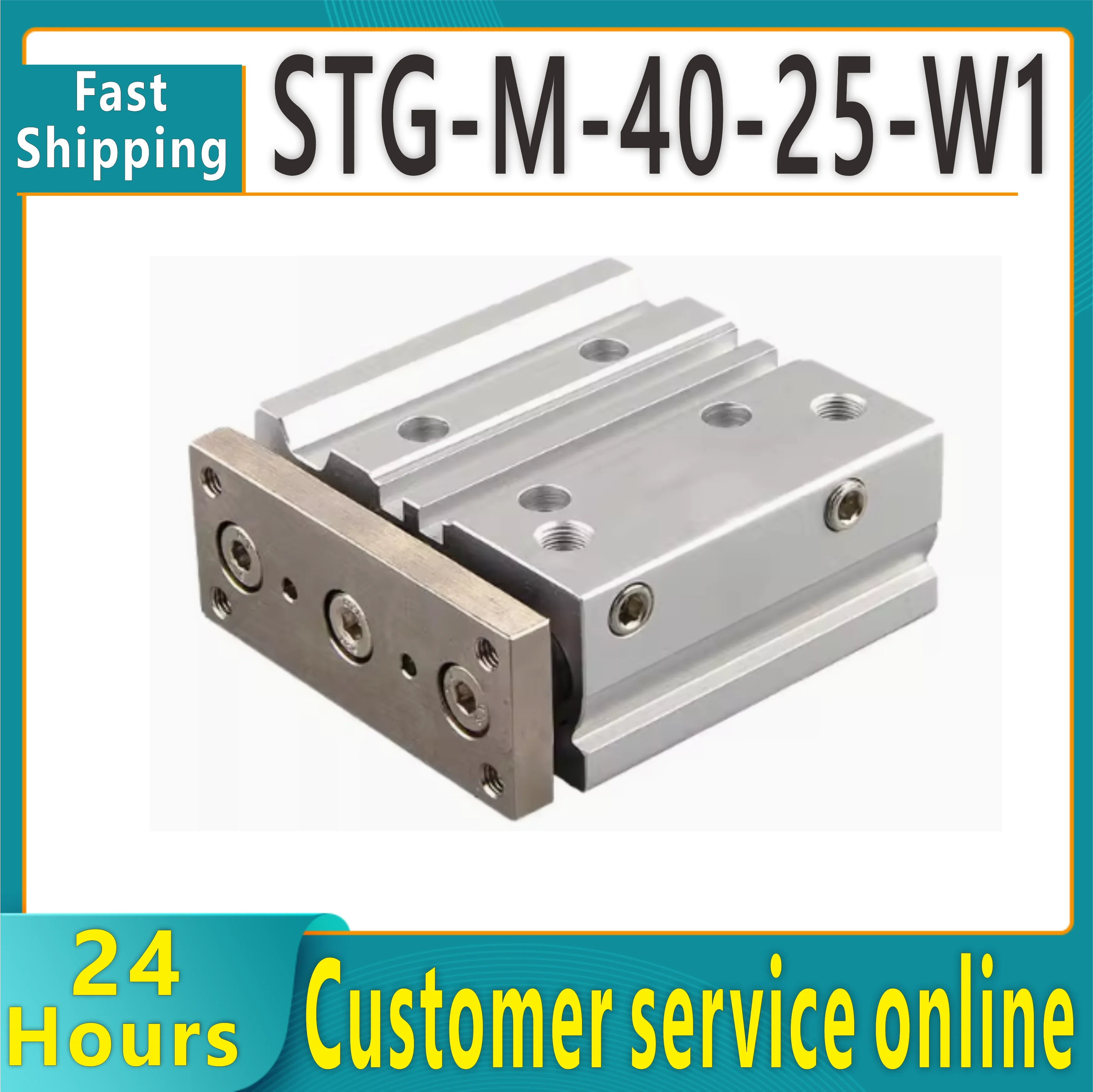 Brand new original cylinder with guide rod STG-M-40-20-W1 STG-M-40-25-W1 STG-M-40-30-W1 STG-M-40-40-W1 STG-M-40-50-W1 STG-M-40-7