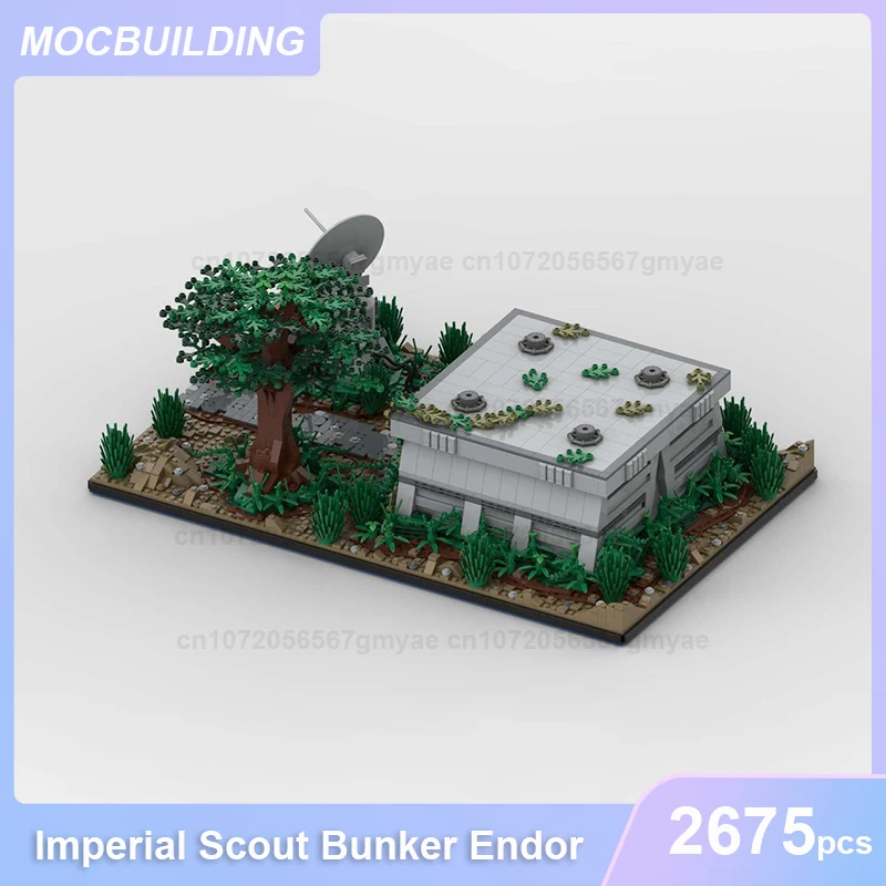 Imperial Scout Bunker Endor Model MOC Building Blocks DIY Assemble Bricks Architecture Collection Display Toys Gifts 2675PCS