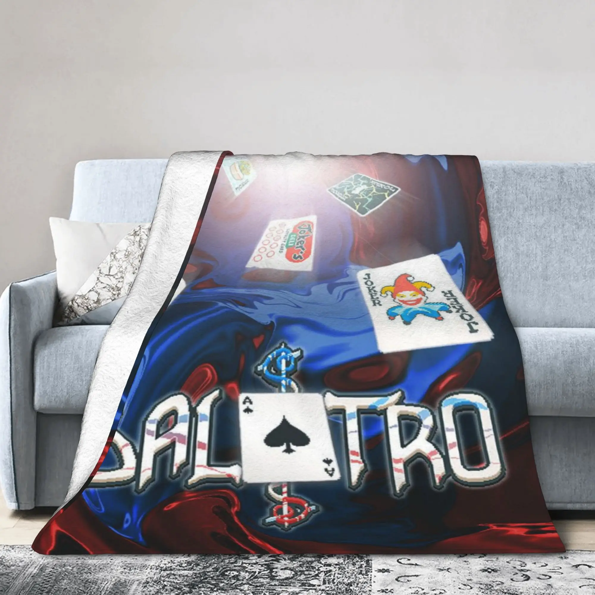 Balatro Video Game Blankets Fleece  Relax Lightweight Thin Throw Blanket for Bedroom Bedding Throws