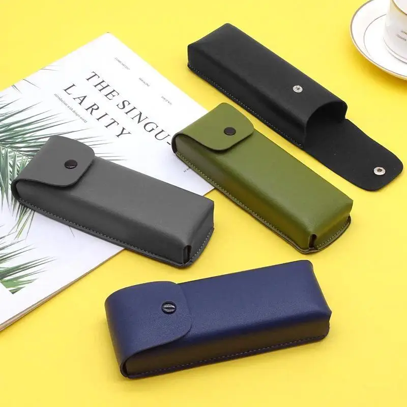 1Pcs Durable Eyewear Waistpack Case PU Leather Waterproof Glasses Storage Pouch for Outdoor Sports Commute Travel