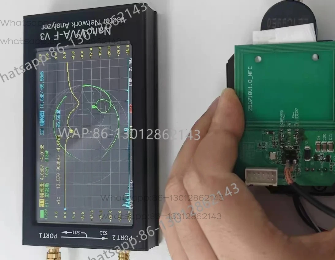 4.3 Inch Vector Network Analyzer, for Testing HF, VHF, UHF and Shortwave Antennas, High Precision Measurement Tool.