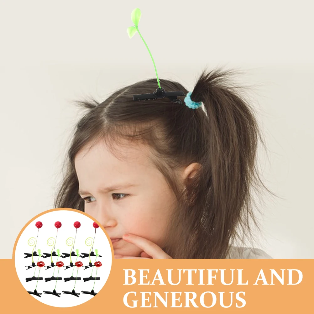 

16Pcs Hair Clips Plants Style Small Hairpins for Girls Kids Hair Accessories Kawaii Tiny Clips for Party Daily Wear