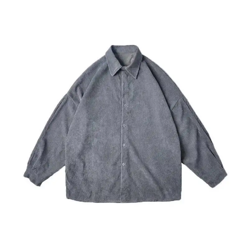 Autumnins Trendy Corduroy Shirt Men's Long Sleeve Versatile Loose-Fit Korean Style Couple Casual Jacket Top For Autumn