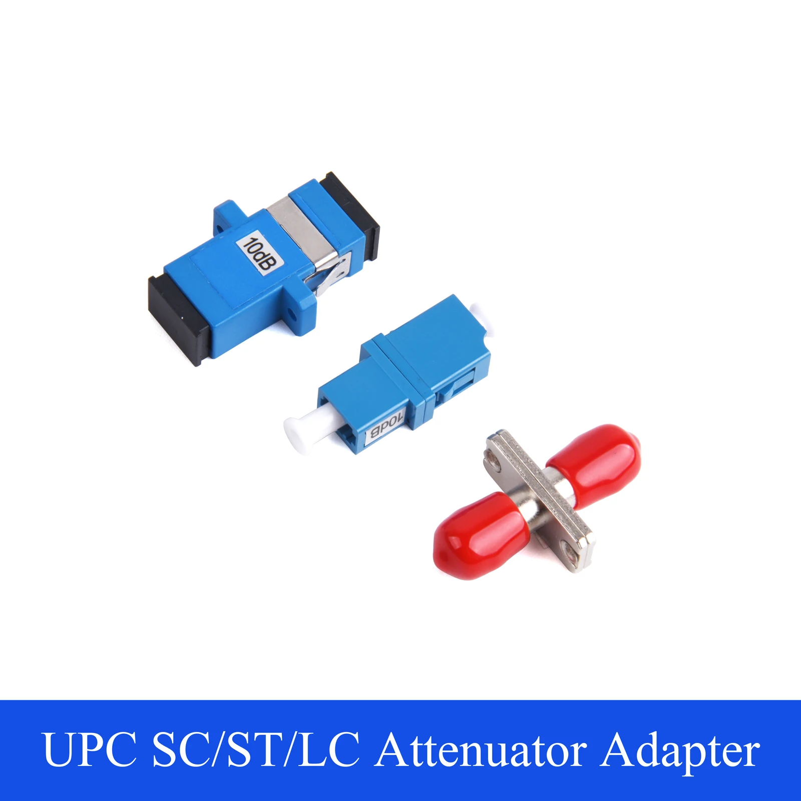 2PCS Fiber Optic Attenuator UPC SC/ST/LC Adapter 3DB-7DB Single-mode Female to Female Connector 3DB/5DB/7DB