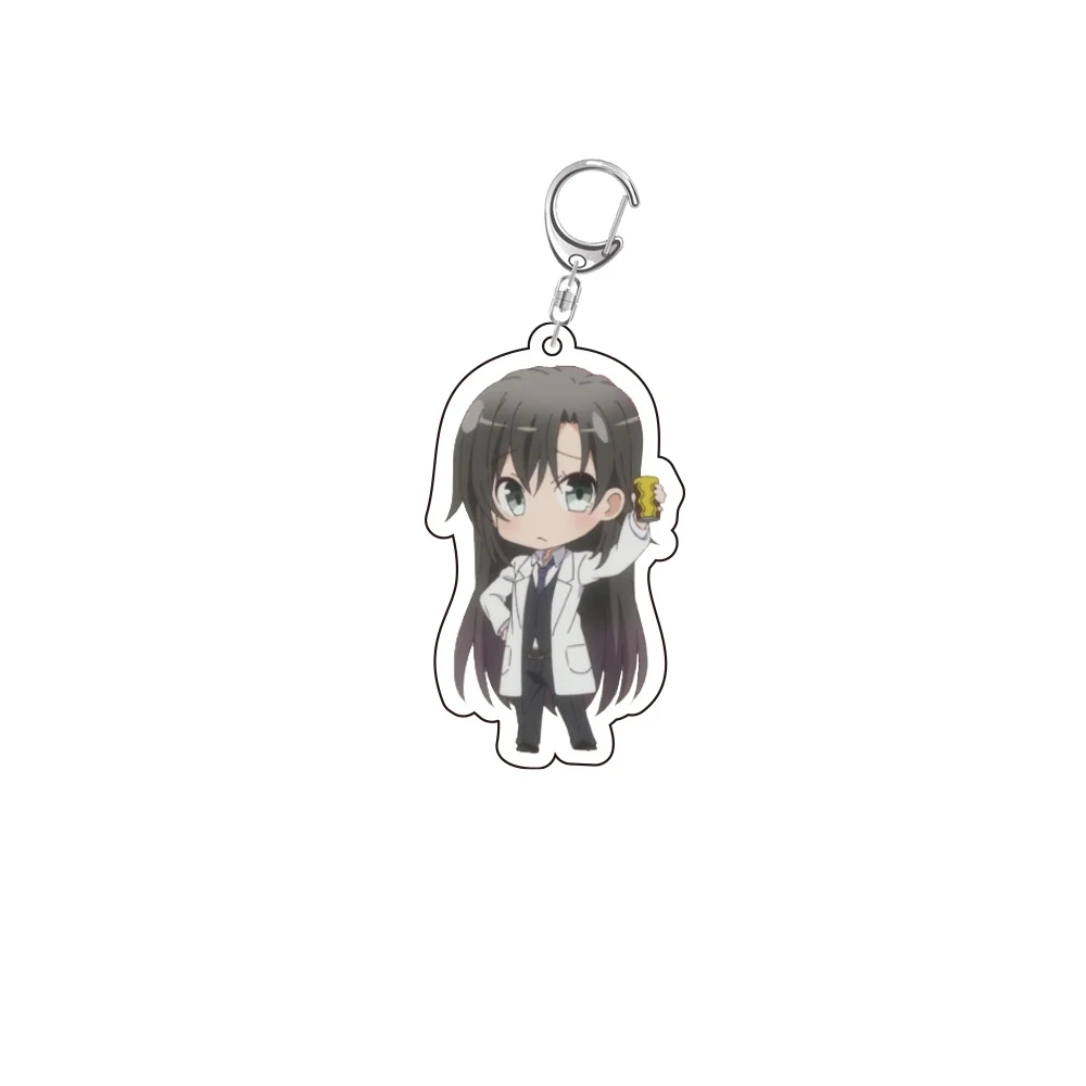 6CM Anime My Teen Romantic Comedy SNAFU Acrylic Keychain Model Cosplay Characters Ornament Accessories Goods Collection Gifts