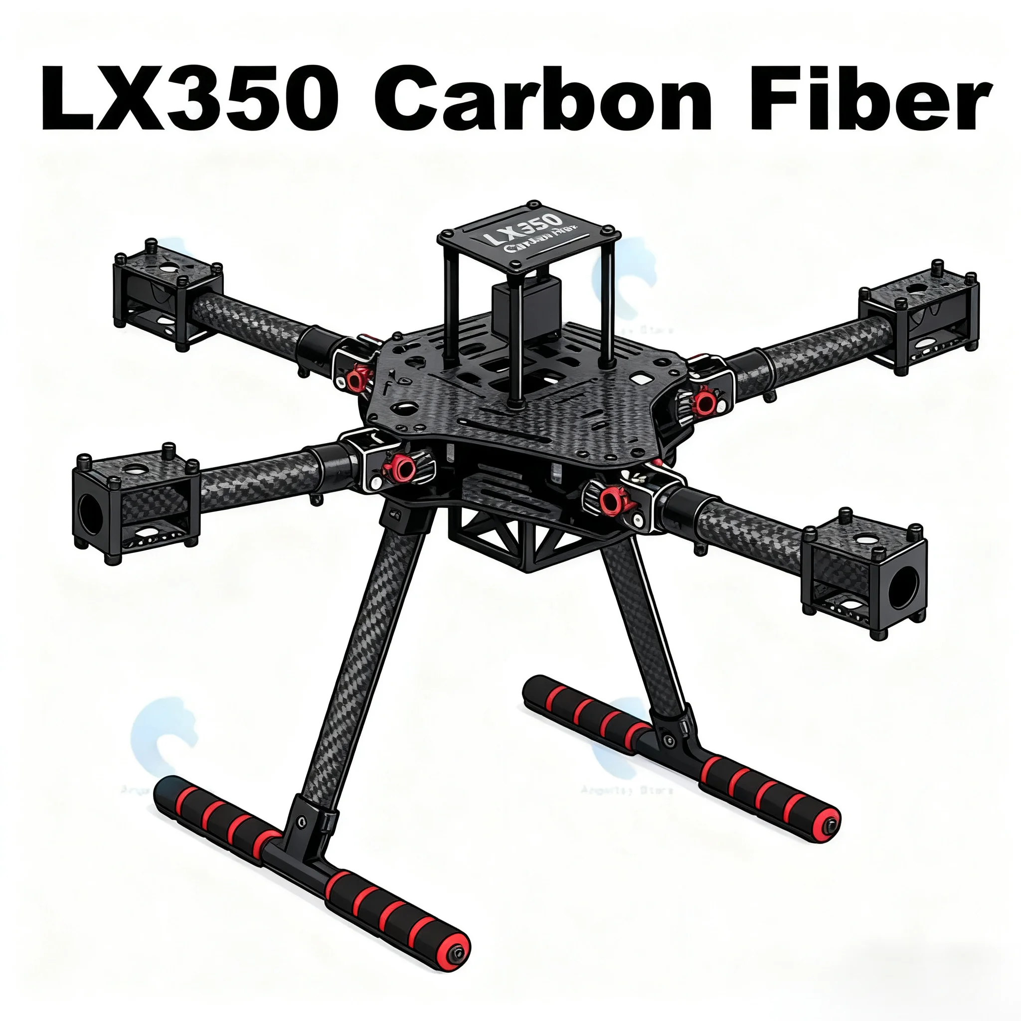 Angeltoy Carbon Fiber F350 PRO M8N/M9N/M10 Flight Control Ardupilot Radio Telemetry Quad copter BLHELI 30A ESC 2212 Motor