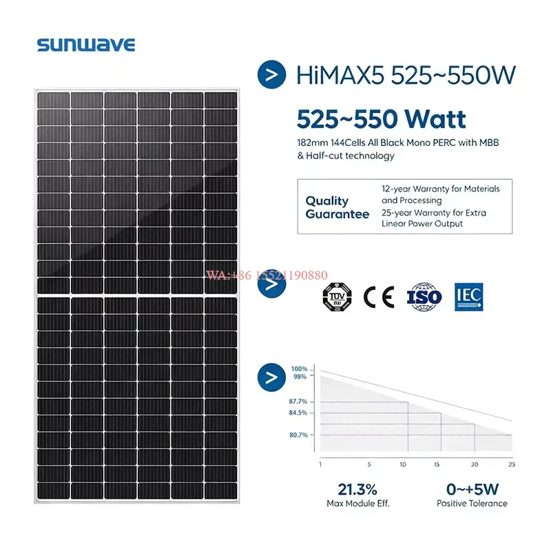 WMWMNU for Sunwave 20KW 30KW 40KW Mobile Solar Power Supply for Construction Site Mining Area Off Grid Stable Power System