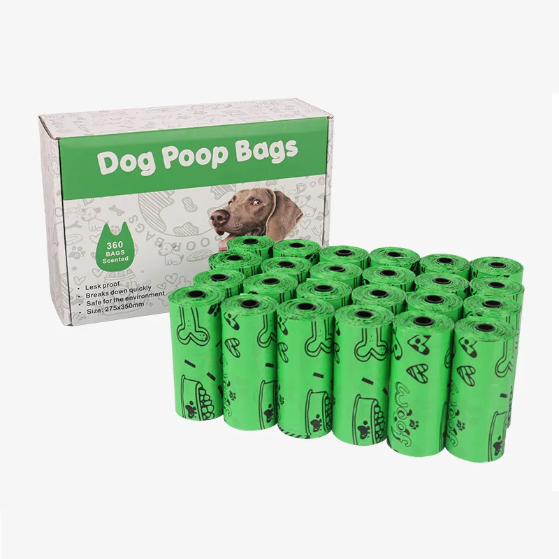 21 Rolls Dog Poop Bag Biodegradable Dog Poop Bags Eco-Friendly Pet Waste Bags Clean Up Refill Rolls Pet Poop Bags Dispenser