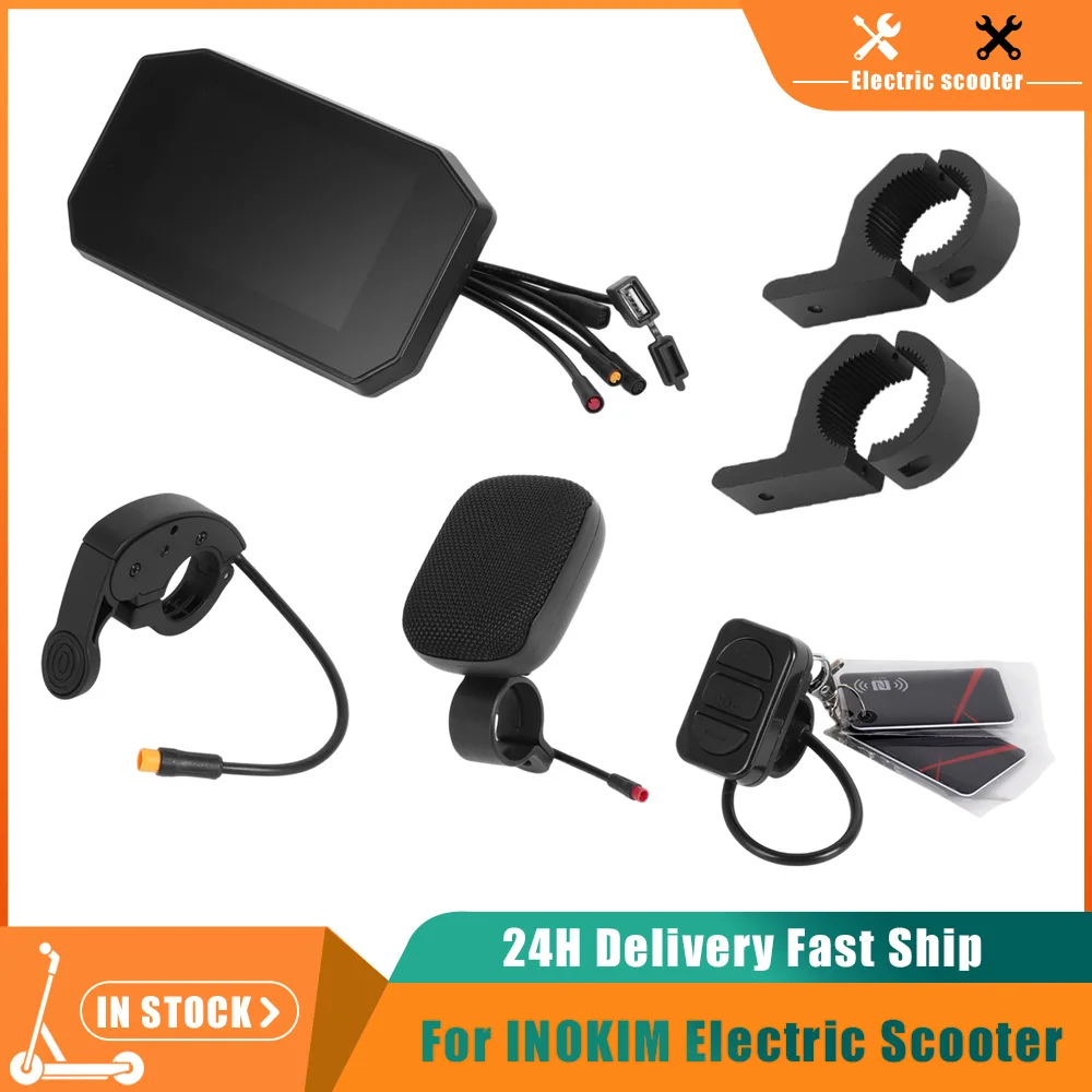 

5-Inch Central Display Kit for INOKIM OXO OX Electric Scooter Switch Thumb Throttle Support IOS Android Phone Connect NFC Key