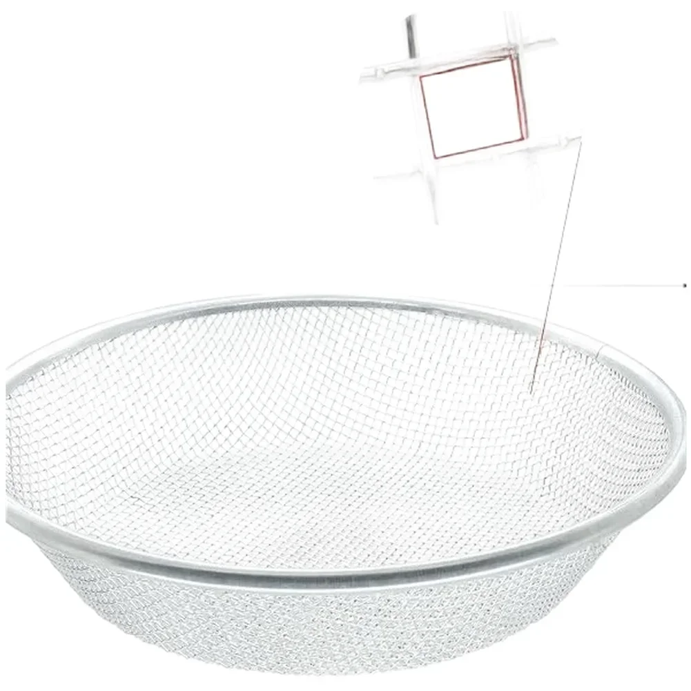 3 Pcs Garden Soil Compost Sifter Sieve With Gloves 30 Cm Diameter 2 Mm 6 Mm 10 Mm Mesh Options For Gardening And Composting