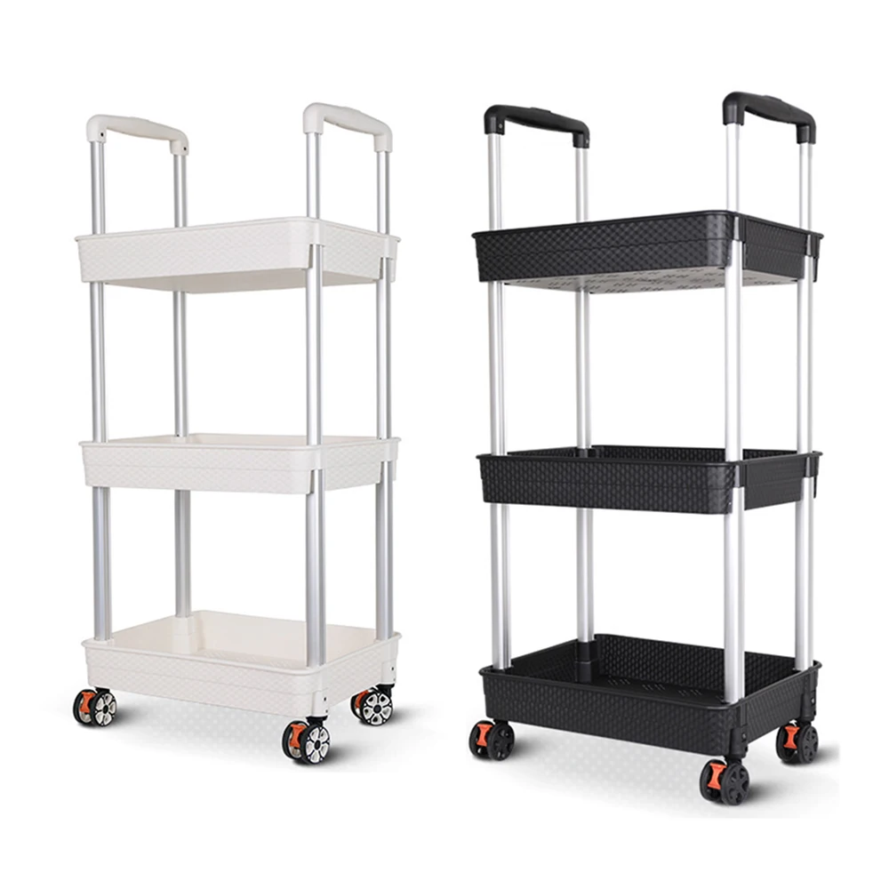 

Mobile Trolley Mobile Kitchen Organizer Cart With Wheels Multi-Layer Bathroom Shelves RV Snacks Storage Auto repair Rack