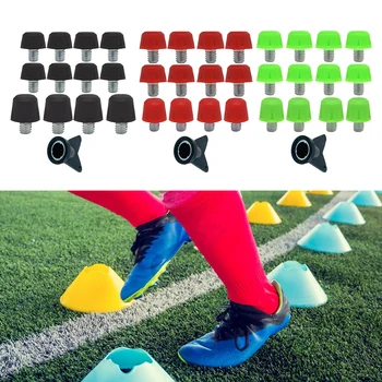 12Pcs Football Boot Spikes Rugby Shoes Studs Portable Screw in with Wrench for Adidas Football shoe Replacement Athletic Sneaker